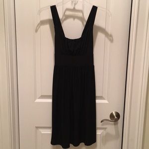 La Belle Black Sleeveless A-Line Dress